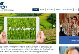 New Website for the European Region of Gastronomy Platform and Award