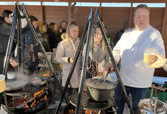 Hundreds of students celebrated the Trøndelag Food Manifesto